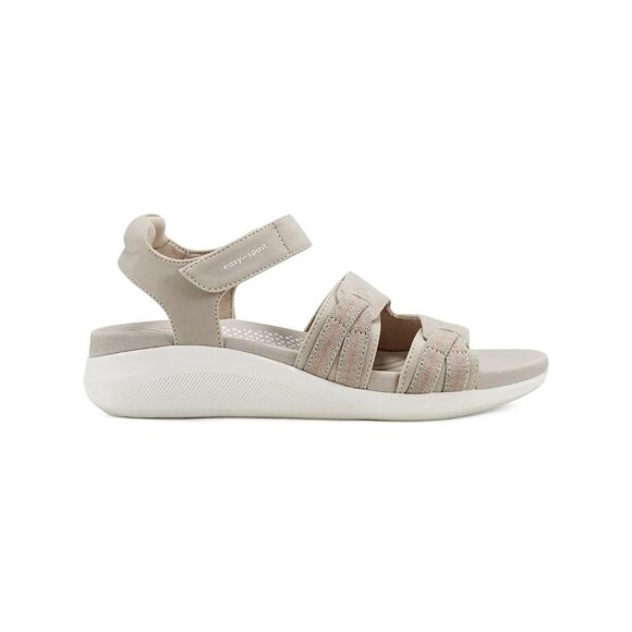 Easy Spirit Weber Sporty Sandals Light Wedge Comfort Walking Taupe 7.5 msrp $69 - Picture 2 of 5
